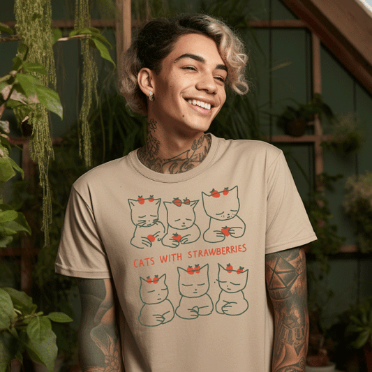 'Cats With Strawberries' Shirt